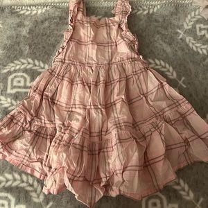 Pink and green plaid dress from Oshkosh, Size:3T